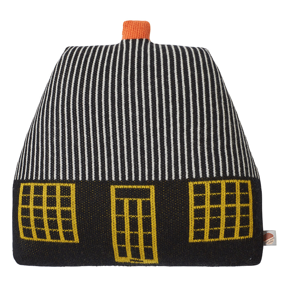 Cottage Shaped Cushion - Black – Donna Wilson