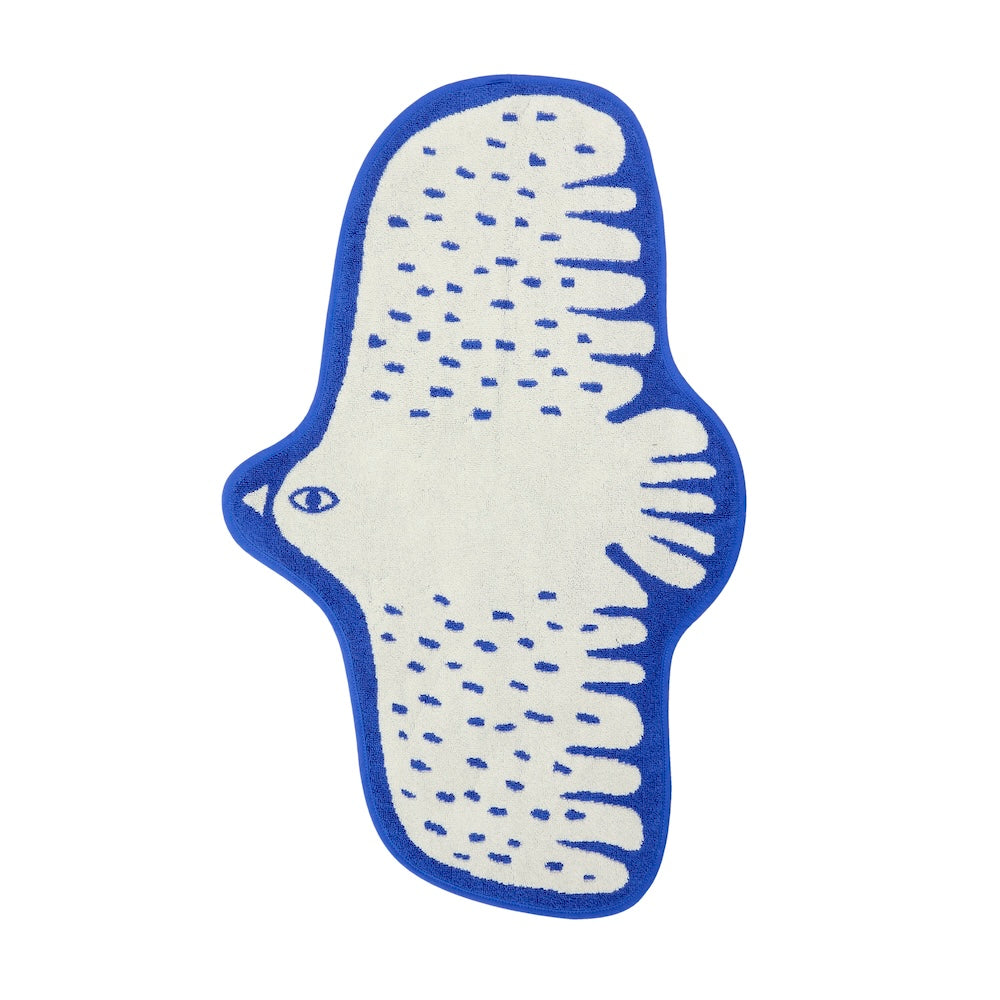 Bird Shaped Bath Mat
