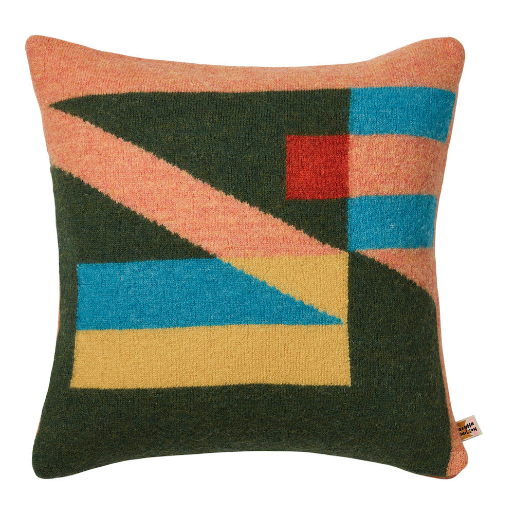 donna wilson Tilt Square Cushion - Peach Outlet | Home & Garden
