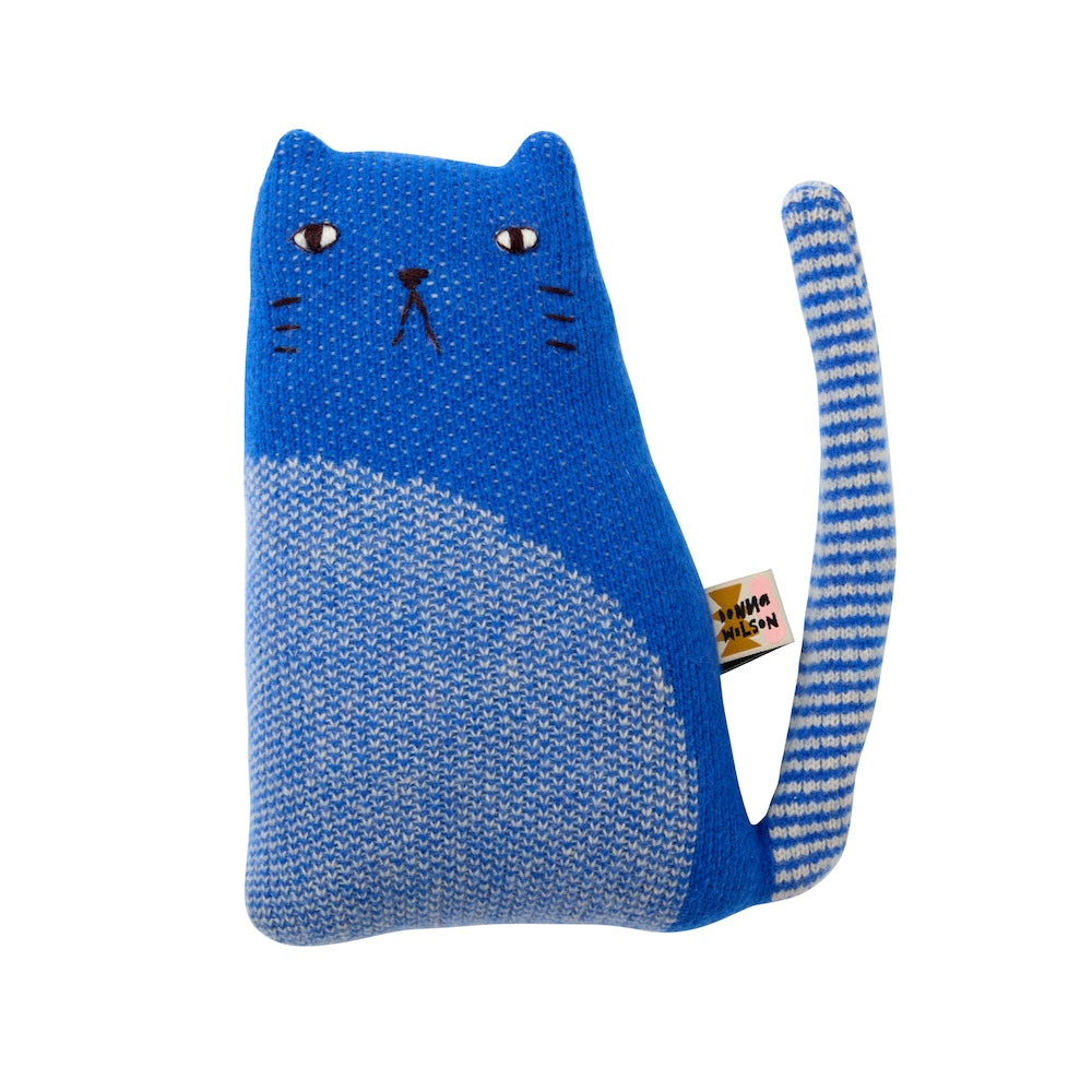 Donna Wilson Casper Blue Cat Lambswool Creature