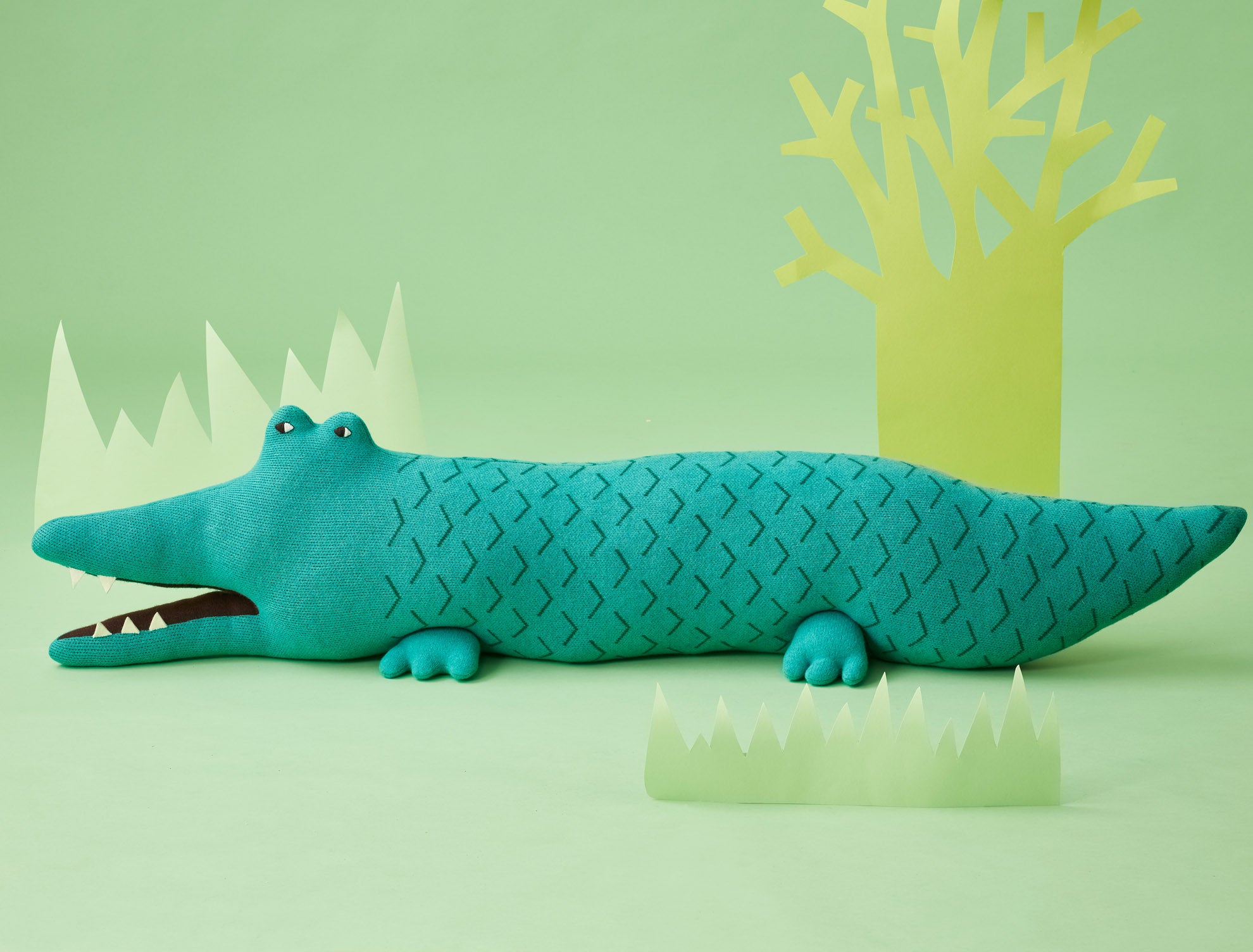 Crocodile (made in) Dundee Bolster Cushion