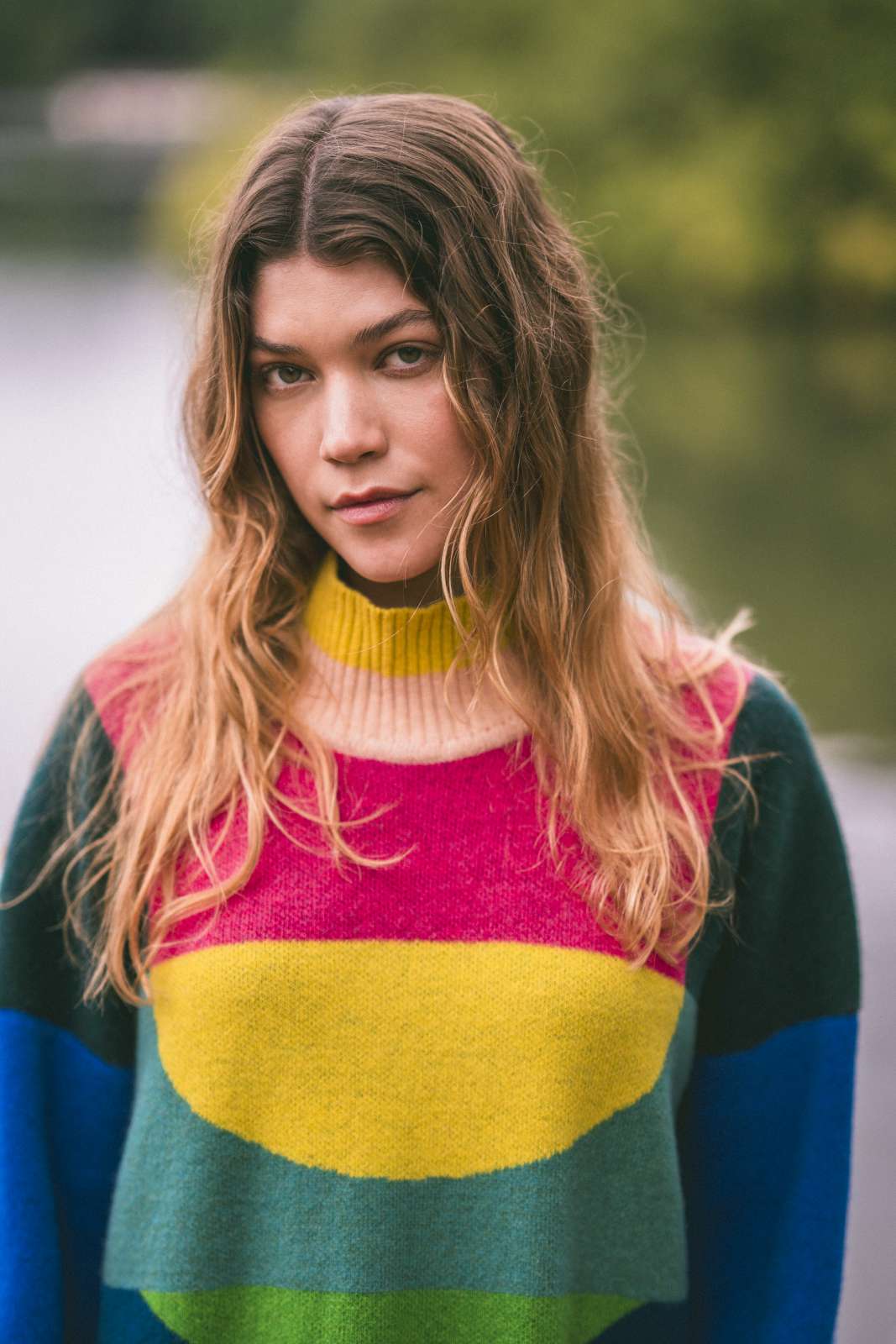 Donna Wilson Colourful Lambswool Kaleido Jumper Dress