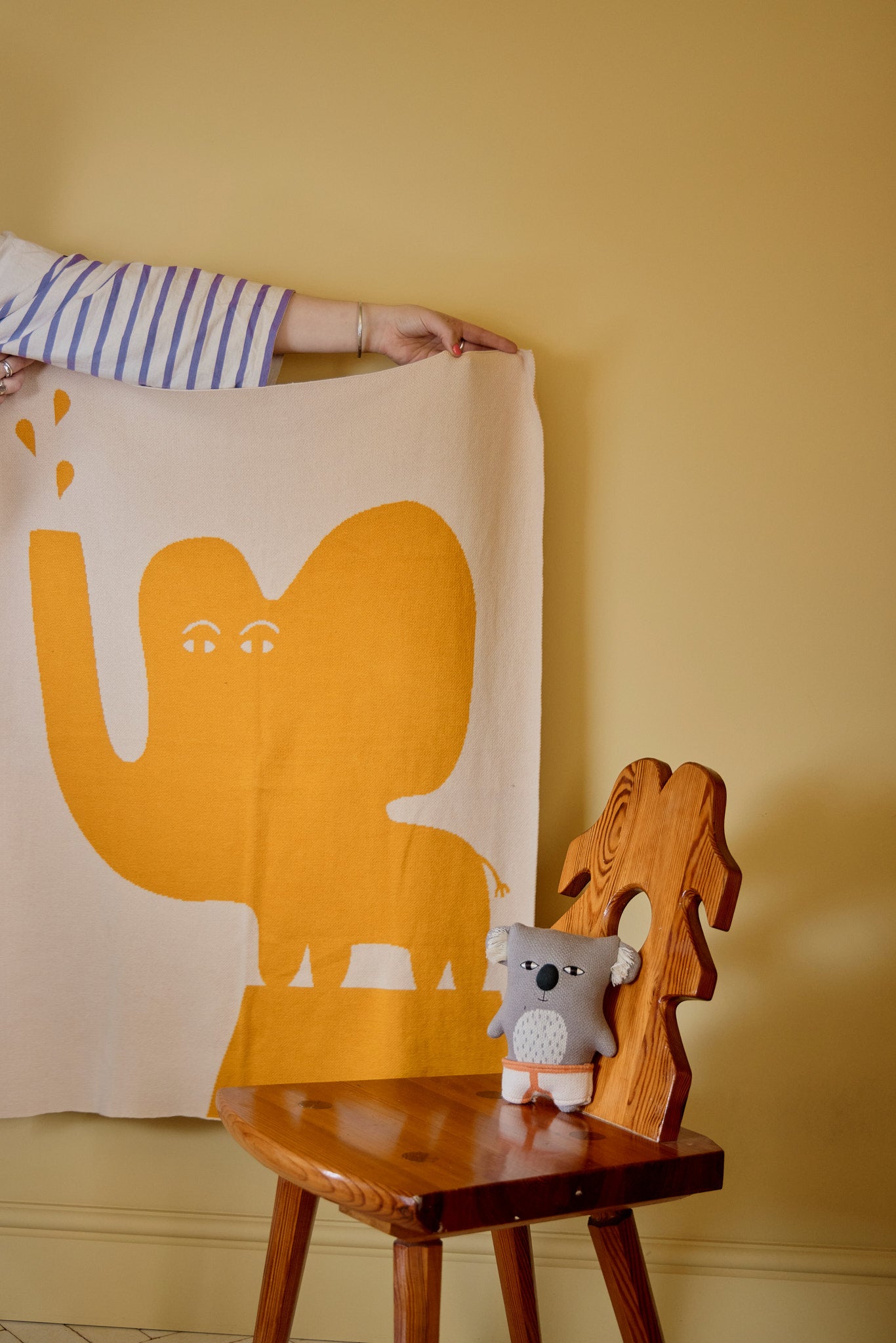 Elephant Mini Blanket