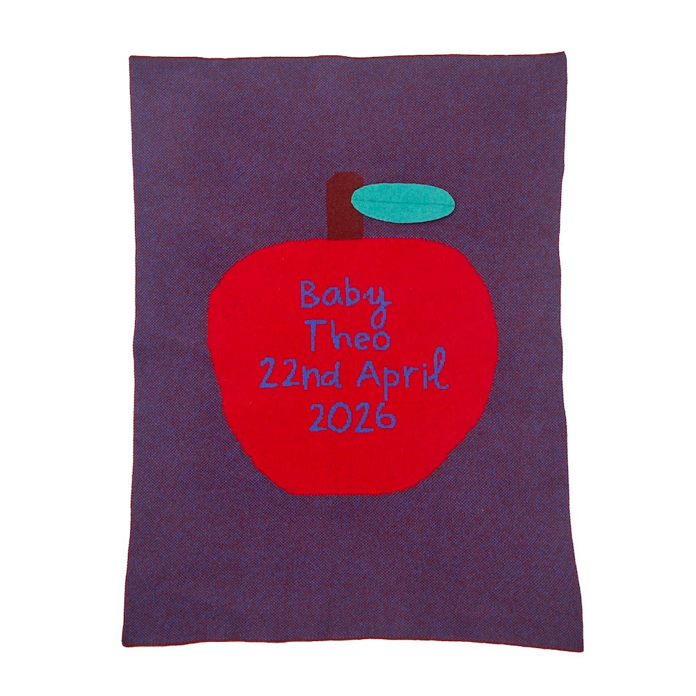 Apple Bespoke Baby Blanket