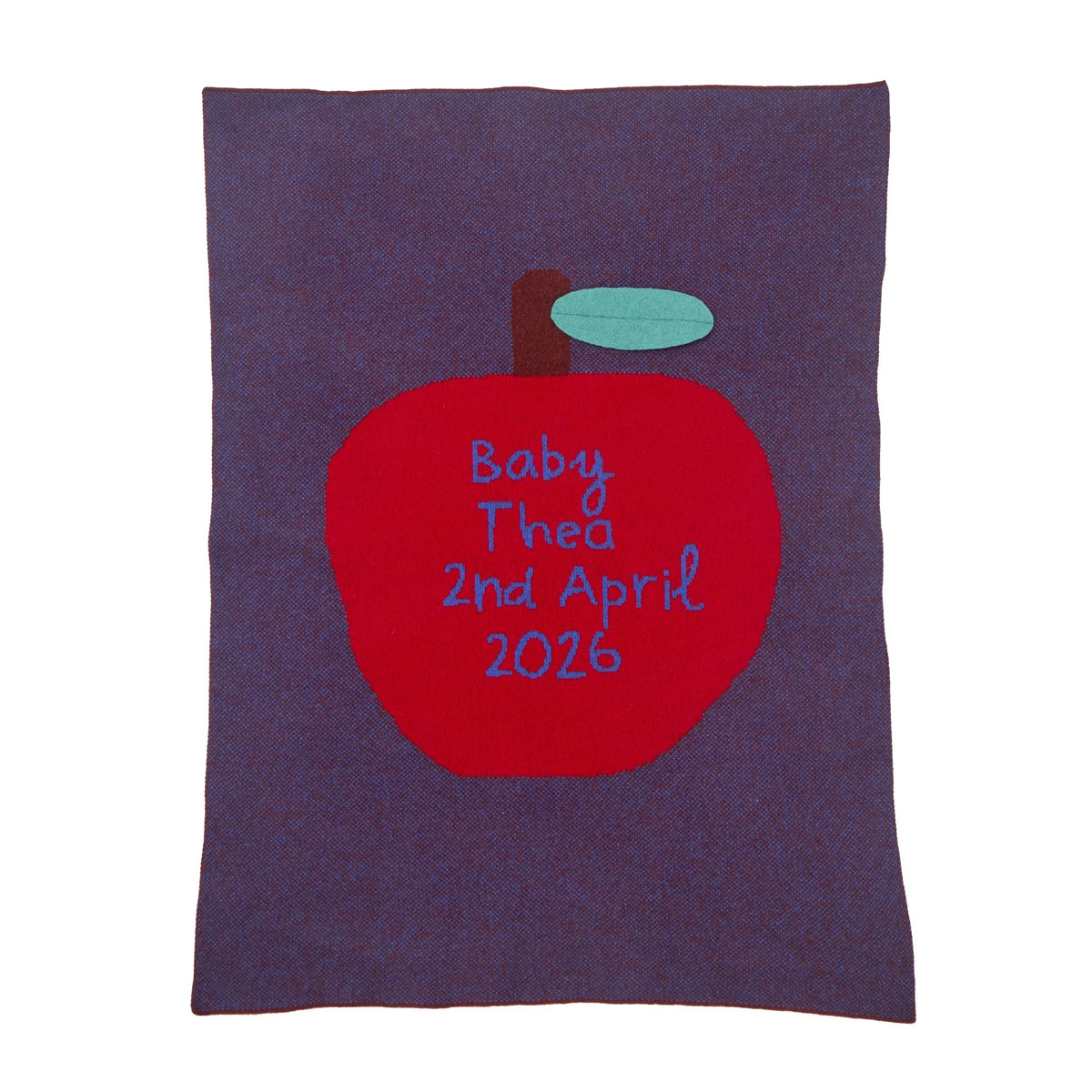 Bespoke Apple Baby Blanket