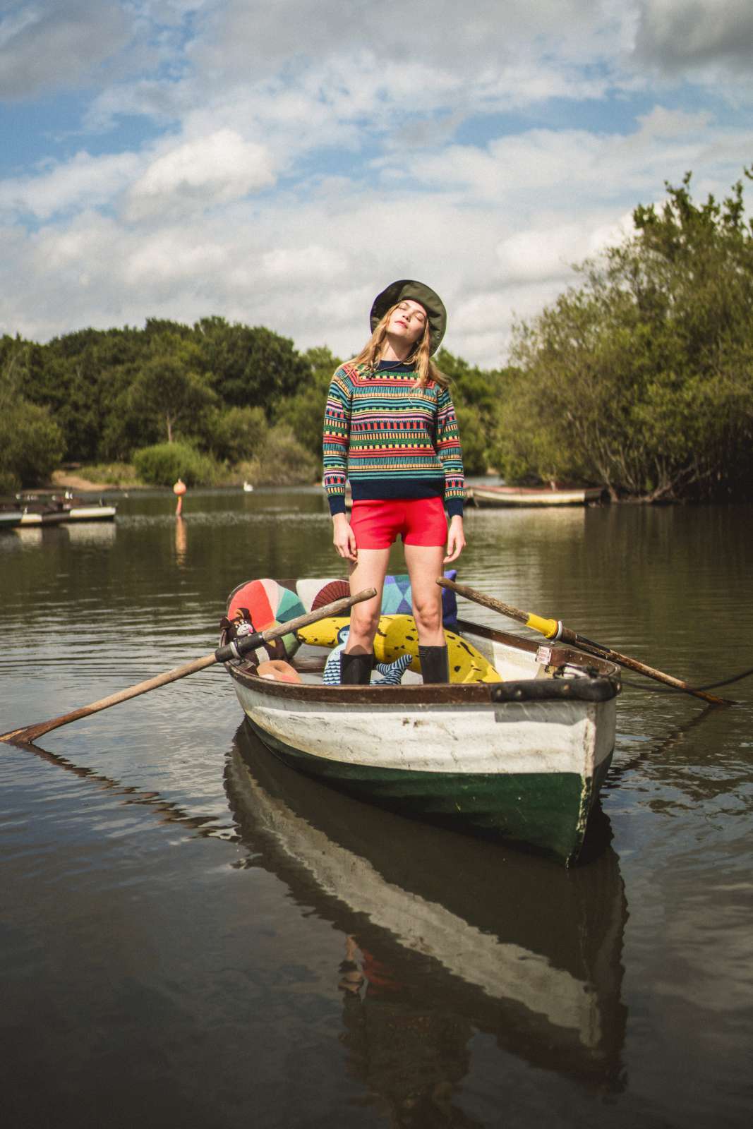 Donna Wilson Colourful Multi Stripe Jumper