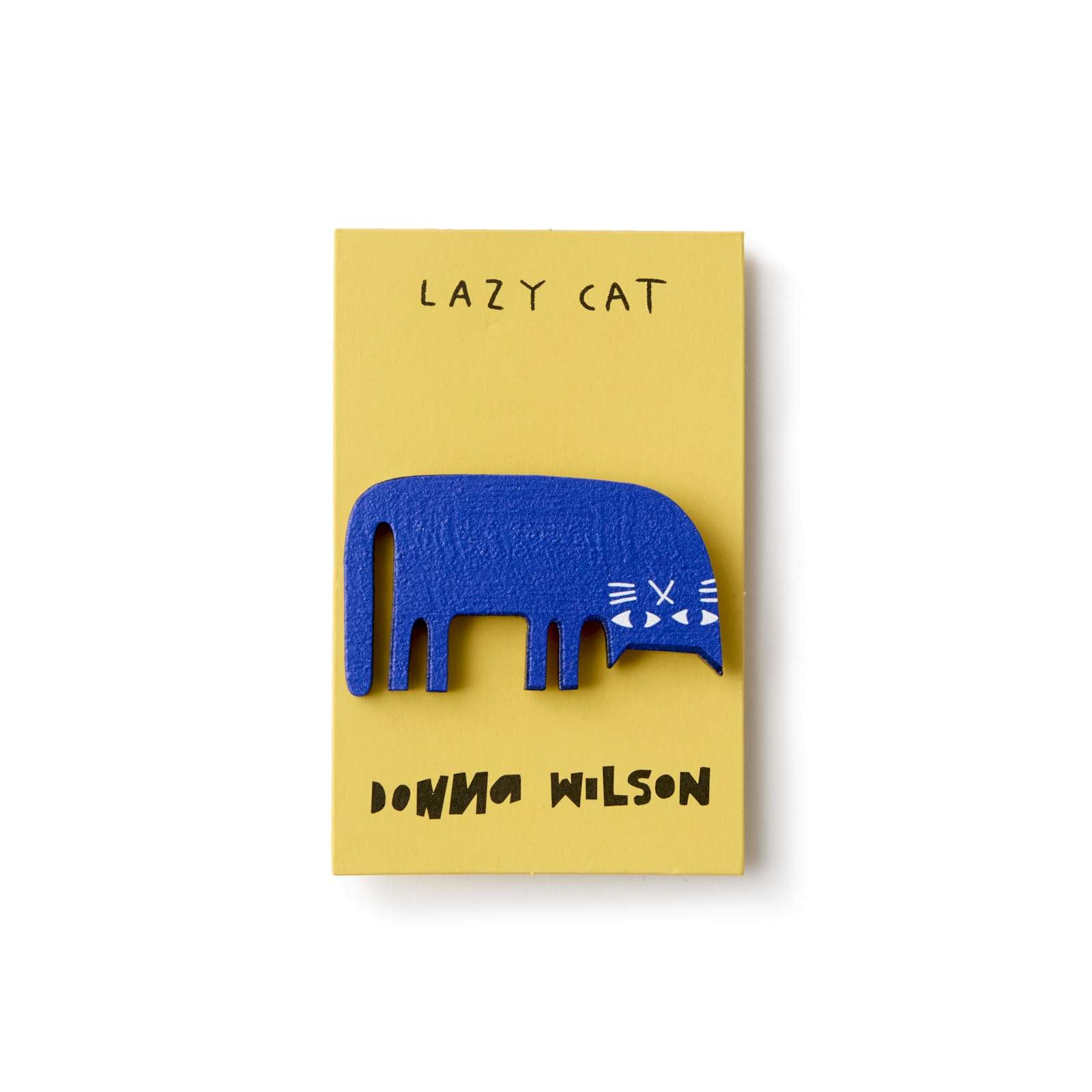 Lazy Cat Pin Badge