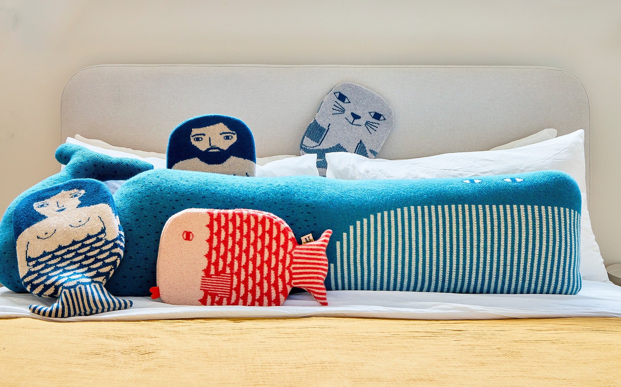 Whale Bolster Cushion – Donna Wilson