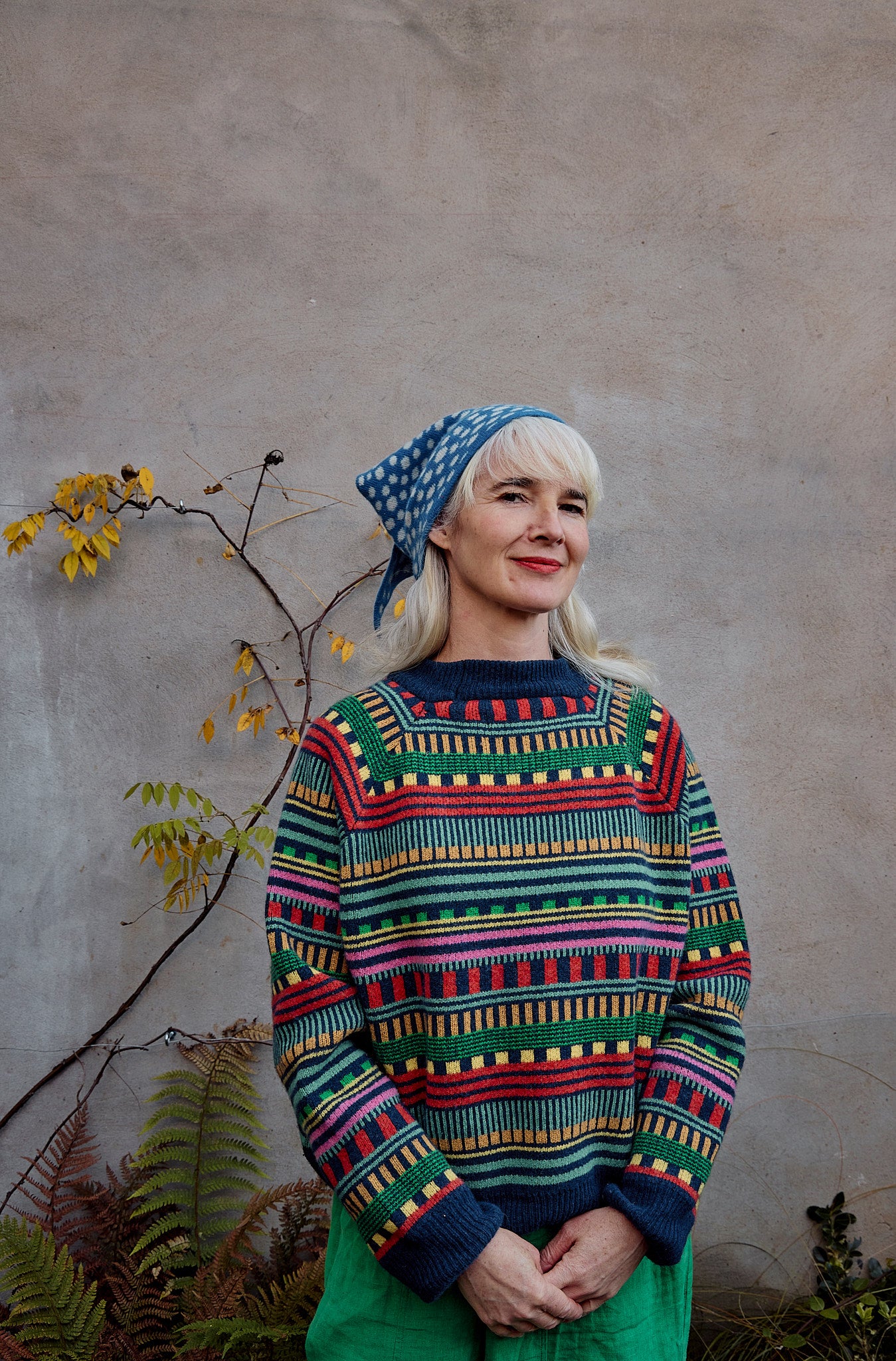 Blue Spotty Neckerchief
