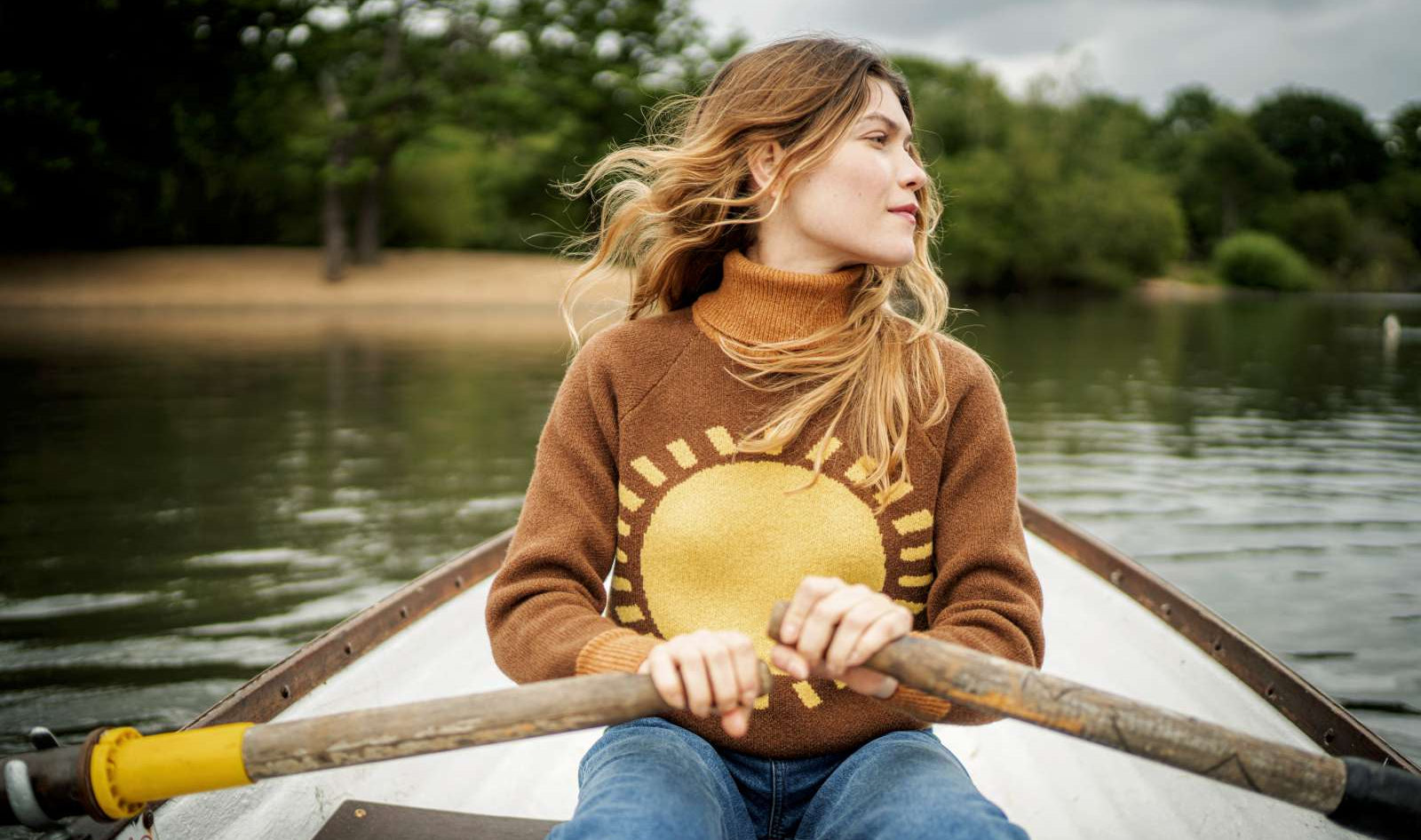 Donna Wilson Brown Lambswool  Sunshine Jumper 