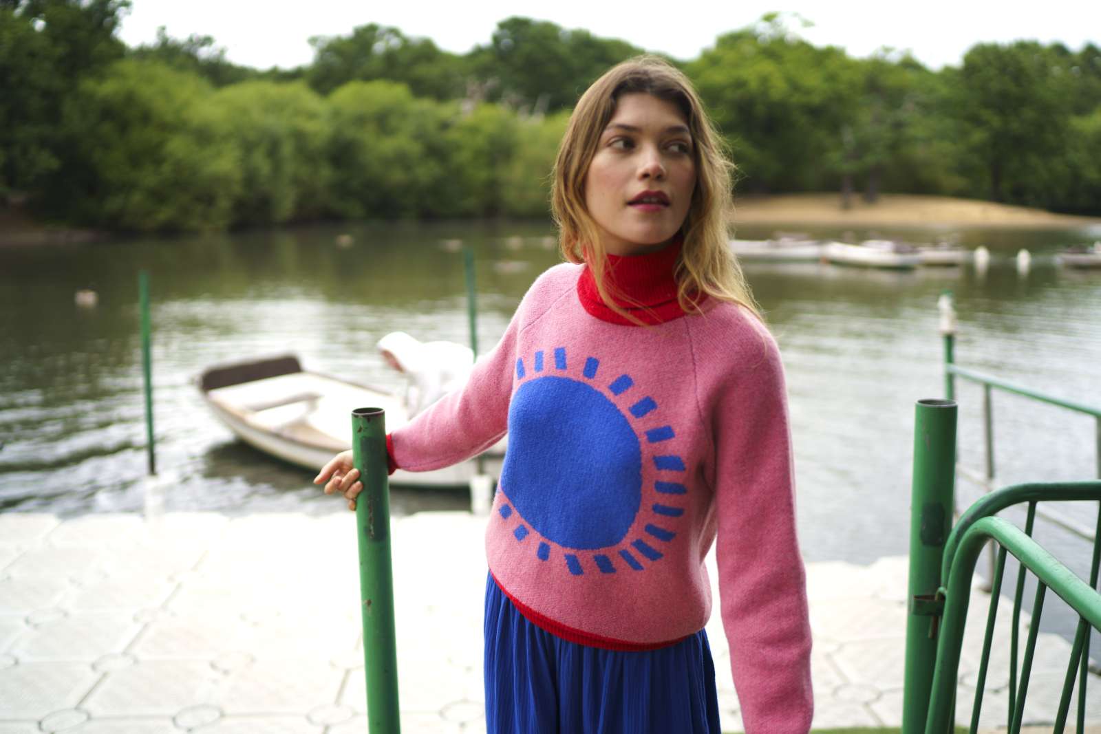 Donna Wilson Pink Lambswool Sunshine Jumper