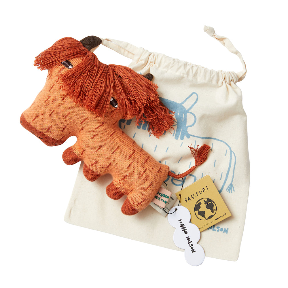 Harriet Highland Cow - Cotton Wee One