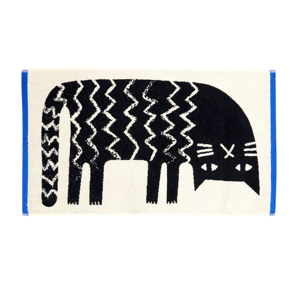 Lazy Cat Hand Towel – Donna Wilson