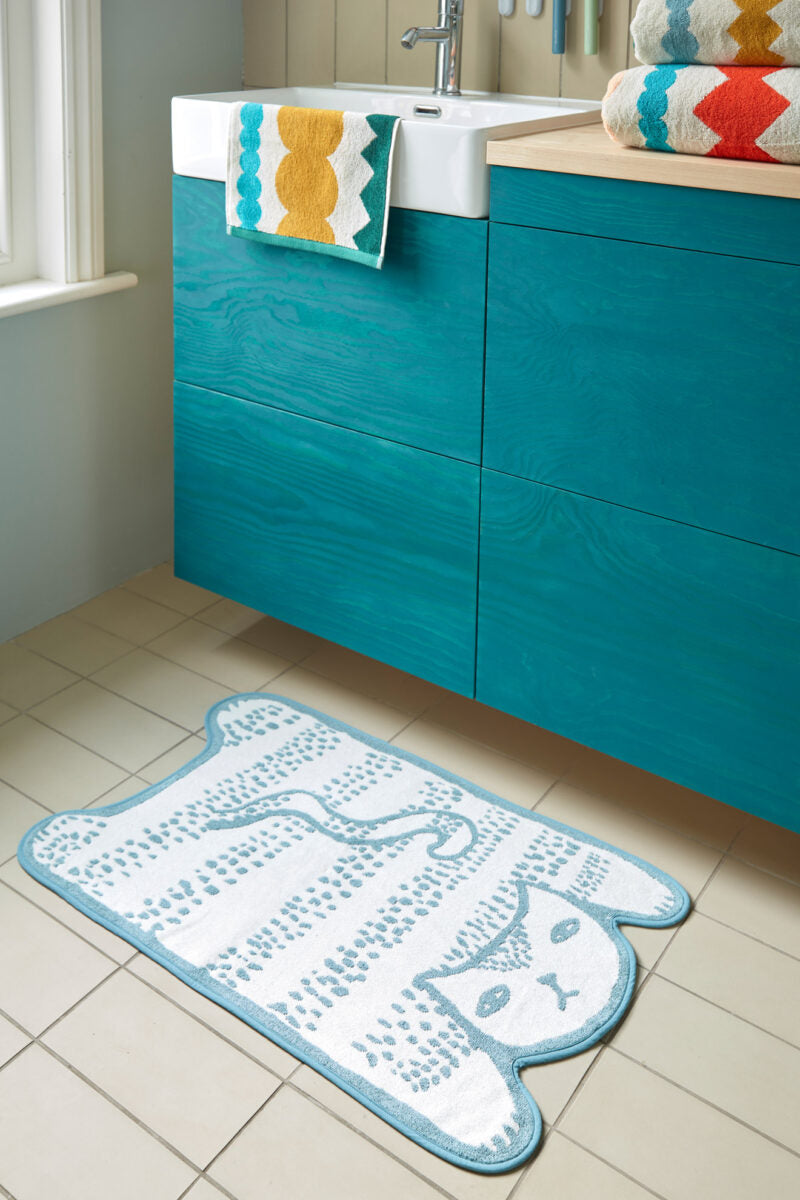 Blue Cat Bath Mat – Donna Wilson