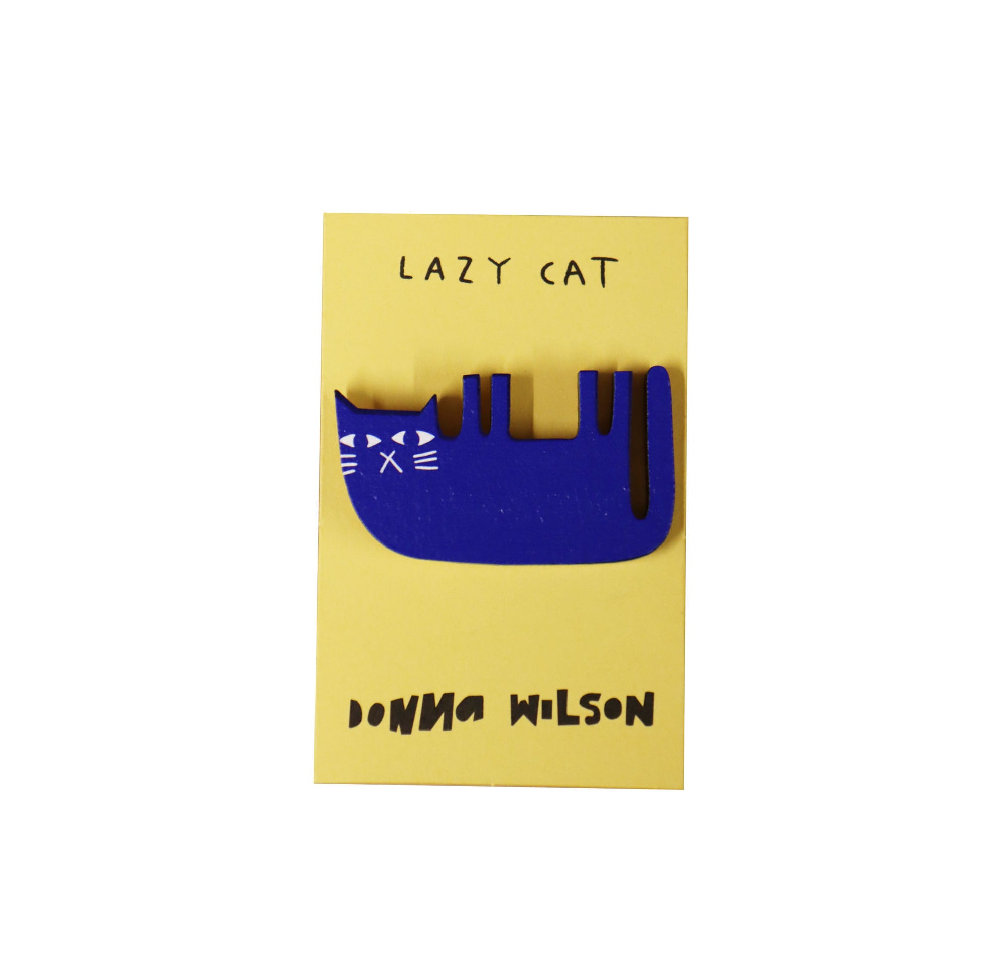 Lazy Cat Pin Badge